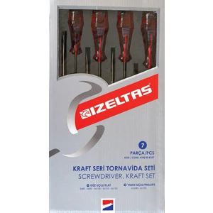 Izeltaş- 4100008107- 7 Parcalı Kraft Tornavıda Setı