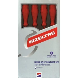 Izeltaş- 4770008108- 8'li Lokma Uçlu Tornavida Seti