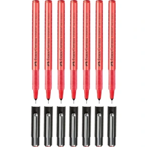 Vision 5415 Micro Roller Iğne Uçlu Kalem 0.3 mm 7'li Kırmızı