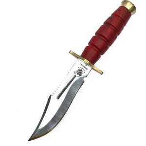 Mini Kırmızı Avcı & Komando Kama - Kılıf Hediyeli