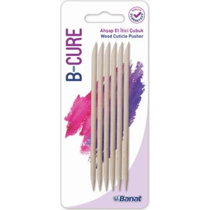 B-Cure Ahşap Itici Çubuk 6'lı