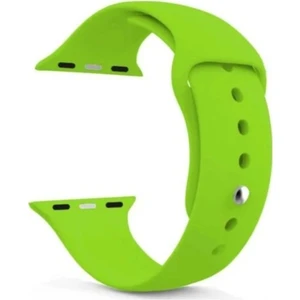 Apple Watch Uyumlu 38MM Silikon Kordon 38 mm Kayış Seri 1-2-3 Yeşil