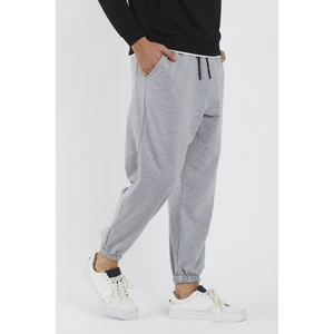 Erkek Gri Oversize Rahat Kesim Eşofman