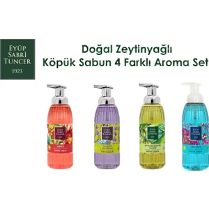 Eyüp Sabri Tuncer Köpük Sabun 500ML x 4 Aroma Set