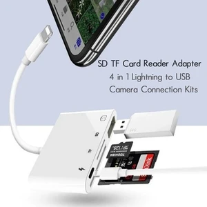 NK108L Apple iPhone Lightning To TF SD USB Dosya Aktarım Çevirici