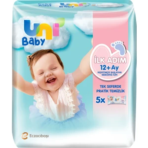 Uni Baby İlk Adım Islak Mendil 5x52