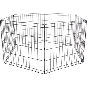 Köpek Çiti 60 x 54 cm Hazır Kurulu Katlanabilir Yaylı Sistem 