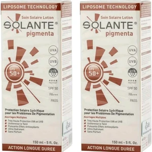 Lekeli Ciltler Için Güneş Koruyucu Losyon - Solante Pigmenta Spf 50+ Losyon 150 ml X2 Adet