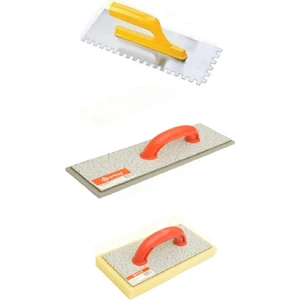 Seramik Mala + Derz Mala Uzun + Süngerli Mala Set