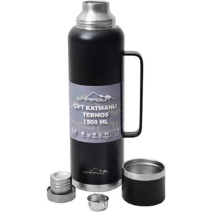 Campout Çift Katmanlı Termos 1500ML Siyah