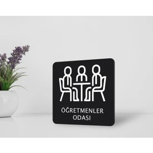 Gift Öğretmenler Odası Kapı Yönlendirme Levhası