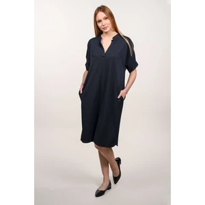 Alexander Gardi Alexandergardı Dik Yakalı Cepli Elbise (B21-4320)