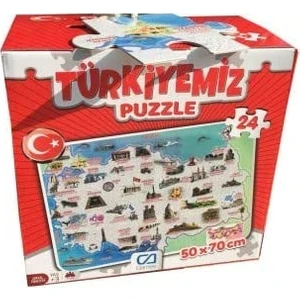 Ca Games Puzzle Türkiyemiz Yer 24 Parça Puzzle 5079