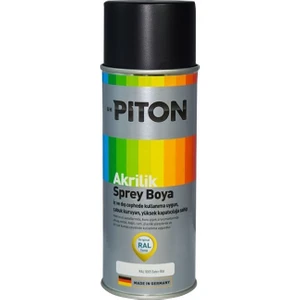 Akrilik Boya Ral 9005 Saten Mat Siyah 400 ml Sprey  Boya