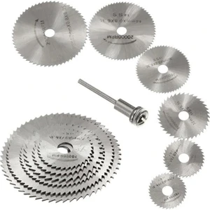Buffer Metal 6 Parça Mini Matkap Ucu  Ahşap Kesme Yuvarlak Çelik Bıçak Disk Testere Seti Kiti