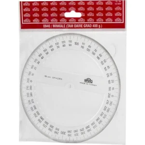 0940 Minkale 360 Derece Tam Daire Gradlı 15 cm 400 Grad
