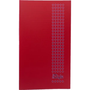 New Style Çizgili 60 Yaprak Plastik Kapak A4 Boy Defter