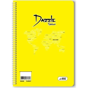 72 Yaprak Çizgisiz - Düz Spiralli Defter A4 Boy
