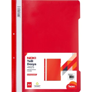 A4 Boy Telli Dosya 10'lu Kırmızı