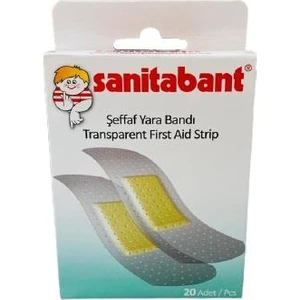 Şeffaf Yara Bandı 20 Li 1 Kutu