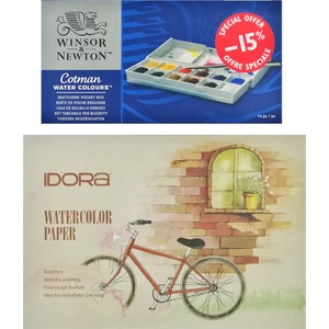 Winsor & Newton Cotman Sketchers 12 Renk Suluboya Seti