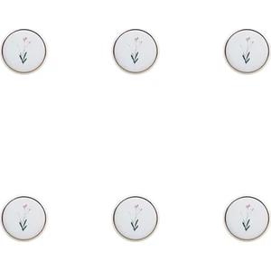 Botanical Desen Düz Tabak 21cm 6'lı 04ALM005046