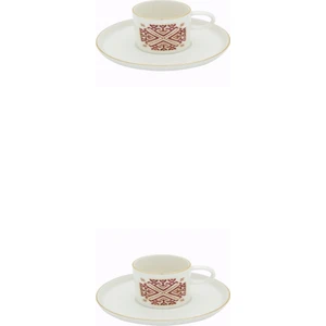 Arabesque Desen Kahve Fincanı 80cc 2'li 04ALM006044