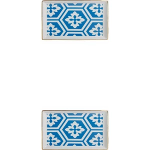 Morocco Desen Mavi Kahvaltı Tabağı 18cm 2'li 04AP018775