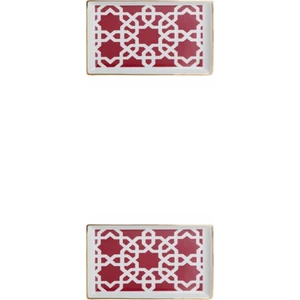 Morocco Desen Fuşya Kahvaltı Tabağı 18cm 2'li 04AP018781
