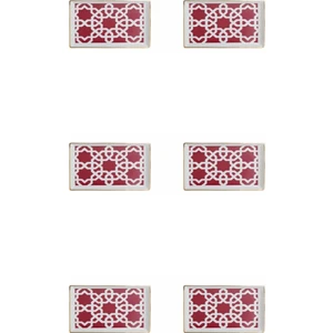 Morocco Desen Fuşya Kahvaltı Tabağı 18cm 6'lı 04AP018781