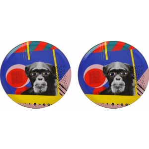 Wild Life Monkey Düz Tabak 28cm 2'li 04ALM005128