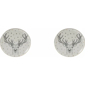 Forest Deer Düz Tabak 20cm 2'li 04LFH000453