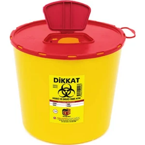 70 Adet 5 L Kesici ve Delici Tıbbi Enfekte Atık Kutusu