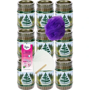 Süper El Ağdası 240 gr x 9'lı Set + 2mt Bez + Lif