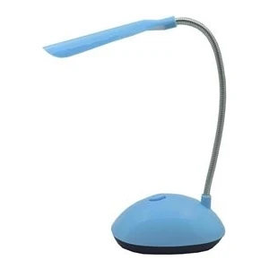 Beyaz Ledli Zarif Masa Lambası - Akrobat Masa Lambası - Mavi