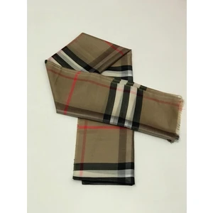 Ela Şal % 20 Ipek Burberry Kadın  Şal