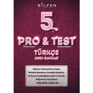 Bilfen Yayınları 5. Sınıf Pro&Test 6'lı Soru Bankası Seti