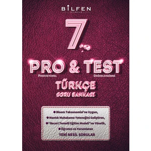 Bilfen Yayınları 7. Sınıf Pro&Test 6'lı Soru Bankası Seti