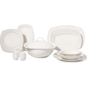 A8124 Mona Coll. 60 Parça Yemek Takımı Kare
