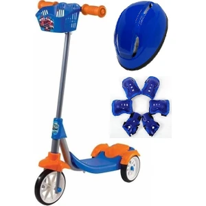 Can Hotwheels Scooter Kask Dizlik Dirseklik Full Set
