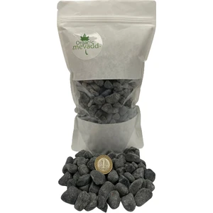 Siyah Dolomit 5 kg  Doypack 1-2 cm Bazalt,akvaryum Taşı,çakıl,bahçe,saksı,dere Taşı,terraryum