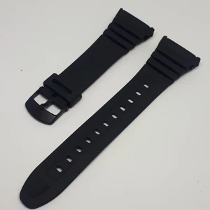 Atasaat Casio W-96H Uyumlu Slikon Plastik Saat Kordonu