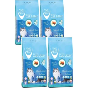 Van Cat Vancat Marsilya Sabunlu Ince Taneli Kedi Kumu 10 kg 4 Adet