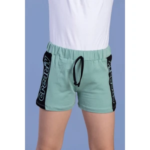 Toontoy Kids Toontoy Kız Çocuk Iki Yanı Garnili Creativ Nakışlı Şort