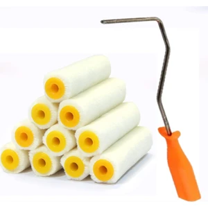 10 cm Kadife (Moher) Rulo 10 Adet + Sap