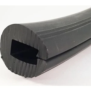 Tekne Kenar Kıyılık Fitili , Küpeşte Fitili - Siyah ( 1 Adet = 1 Metre )