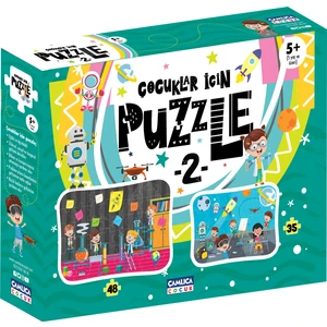 Çamlıca Çocuk Yayınları Çocuklar Için Puzzle - 2 (Kutulu)