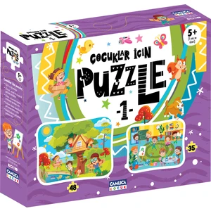 Çamlıca Çocuk Yayınları Çocuklar Için Puzzle - 1 (Kutulu)