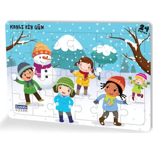 Çamlıca Çocuk Yayınları Karlı Bir Gün – (Eğlenceli Puzzle 4)