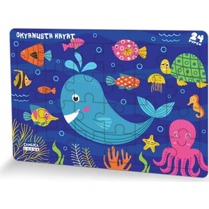 Çamlıca Çocuk Yayınları Okyanusta Hayat – (Eğlenceli Puzzle 3)